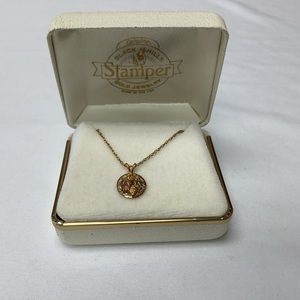 Black Hills Gold pendant. Stamper brand with box.